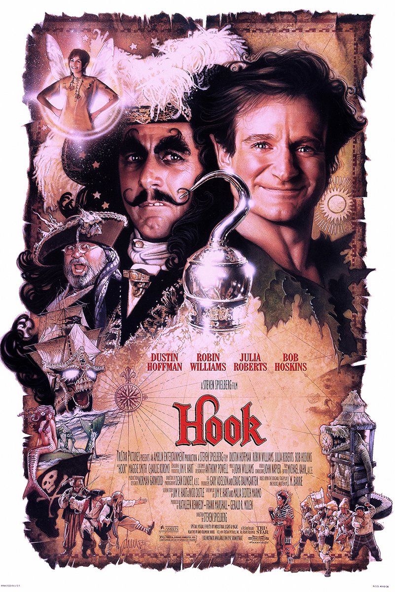 Hook Movie Poster Decorative Painting (paper and canvas) art poster printing print