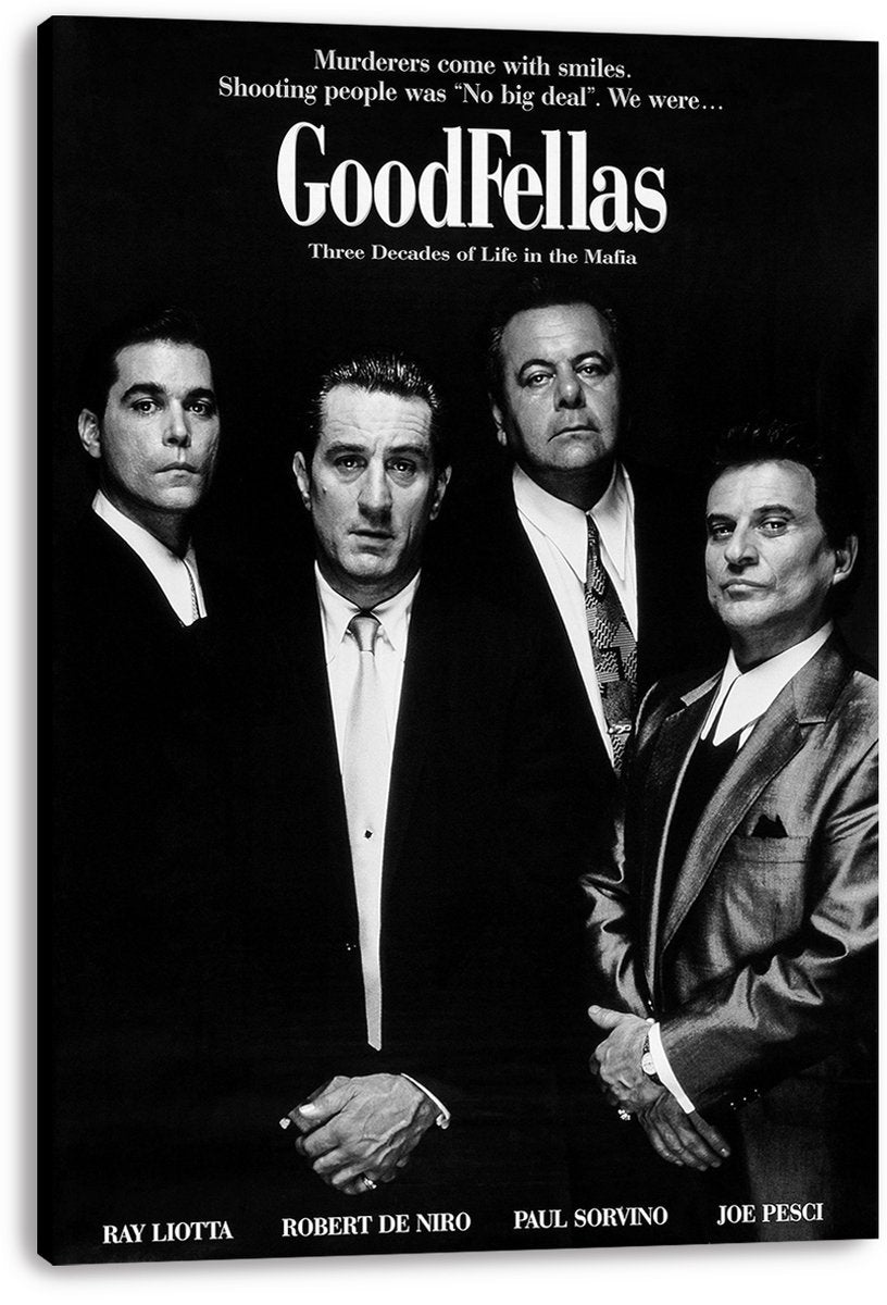 Goodfellas Movie Cast Decorative Painting (paper and canvas) art poster printing print