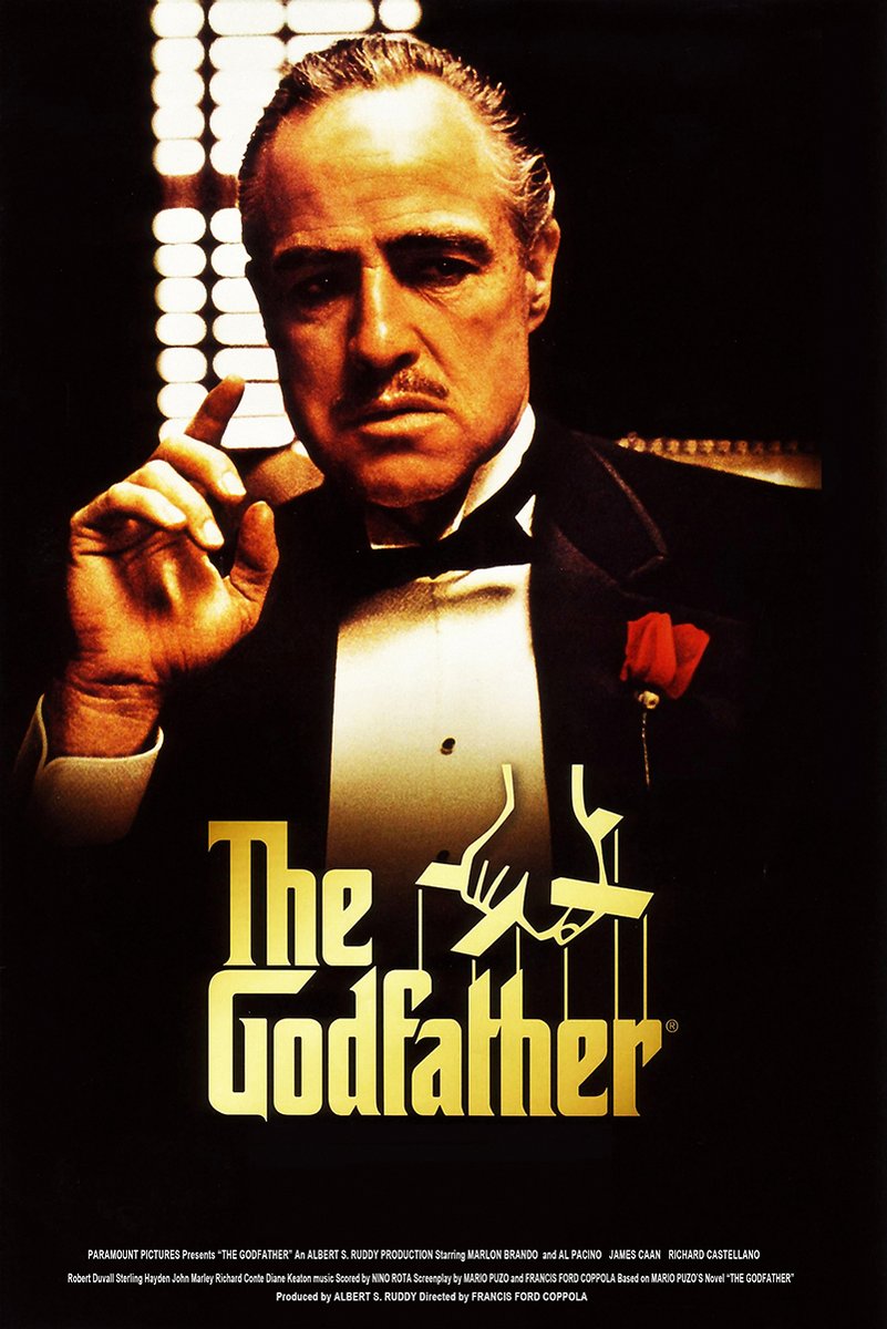 The Godfather Decorative Painting (paper and canvas) art poster printing print