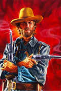 Western Gunslinger Decorative Painting (paper and canvas) art poster printing print