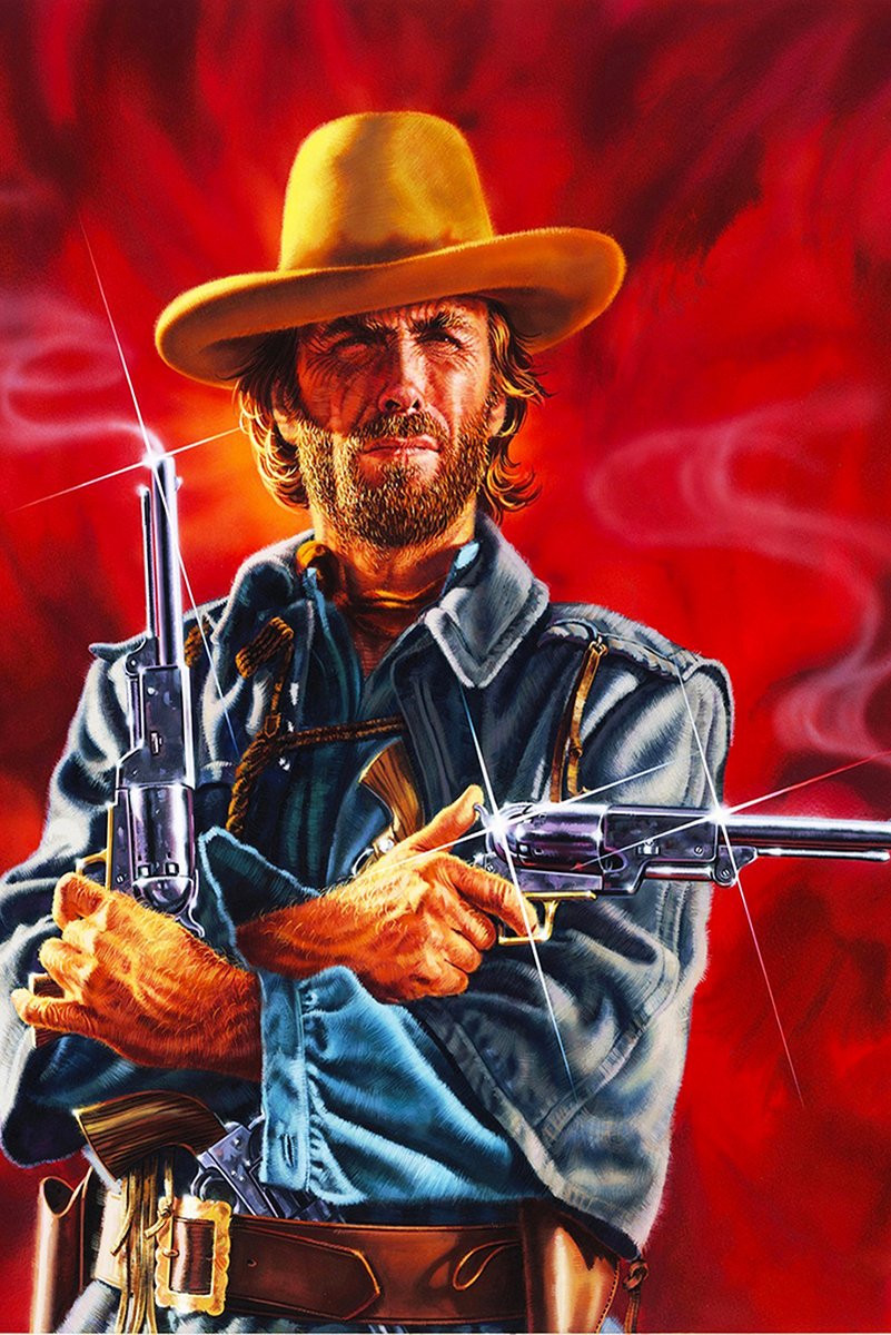 Western Gunslinger Decorative Painting (paper and canvas) art poster printing print