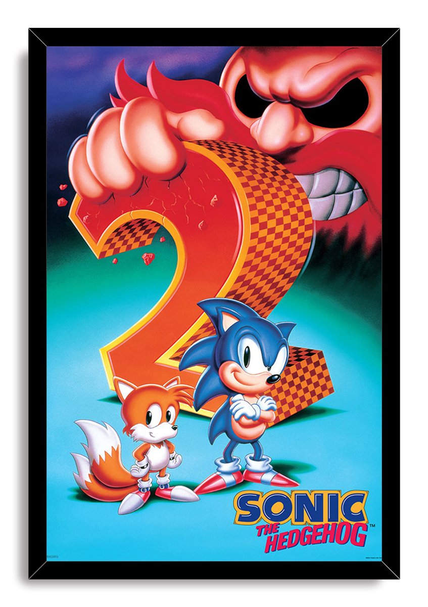 Sonic the Hedgehog 2 Classic Game Art Decorative Painting (paper and canvas) art poster printing print