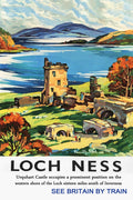 Loch Ness Urquhart Castle Decorative Painting (paper and canvas) art poster printing print