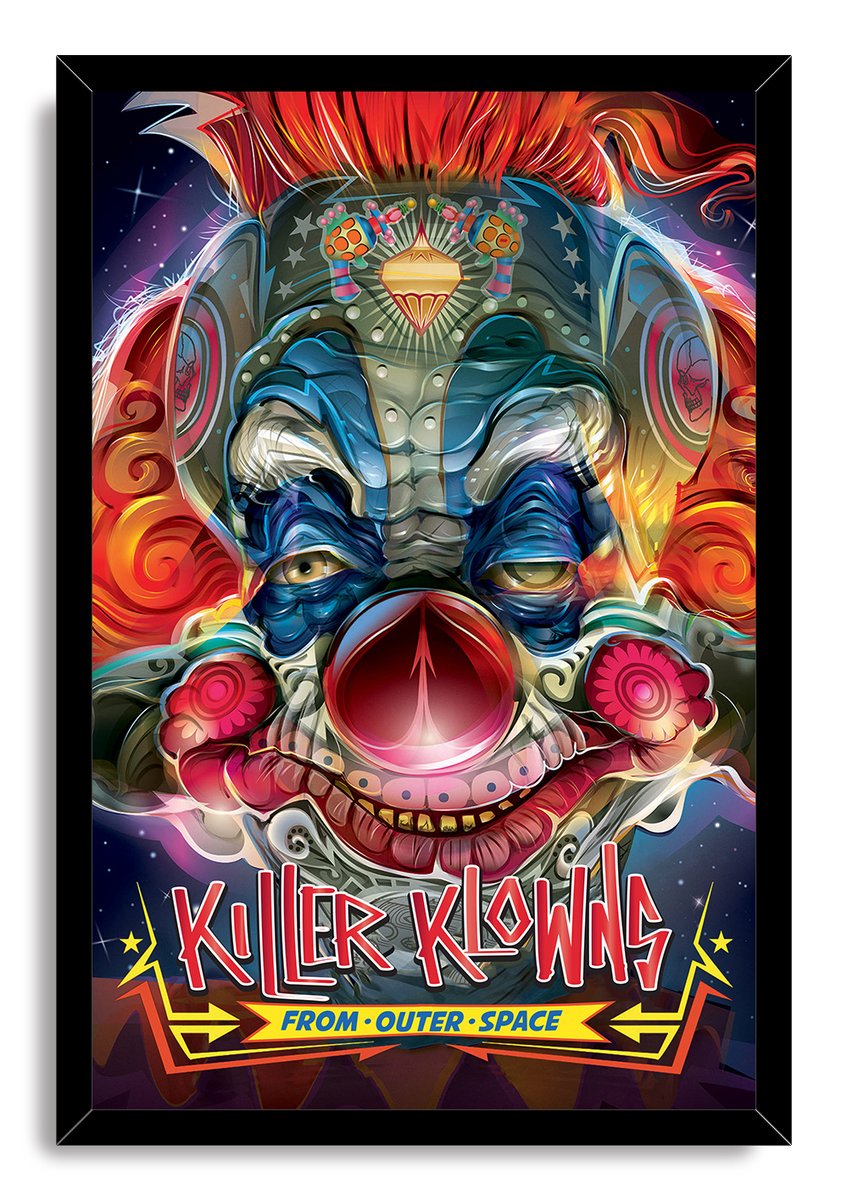 Killer Klowns From Outer Space Decorative Painting (paper and canvas) art poster printing print