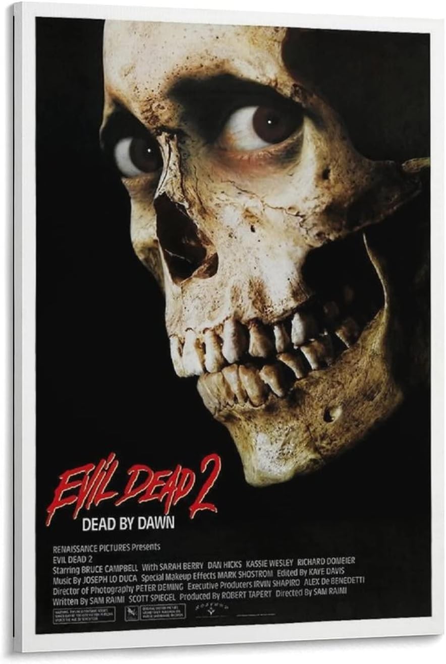 The Evil Dead 2 by Dawn Comedy Horror Movie Poster Art Poster(Paper and Canvas) Art Poster Printing Print