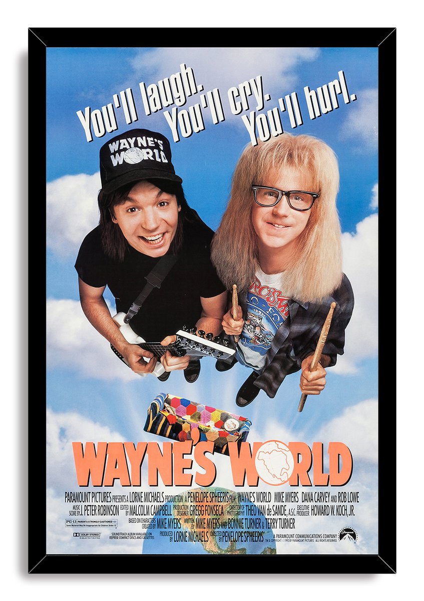 Wayne's World Movie Decorative Painting (paper and canvas) art poster printing print