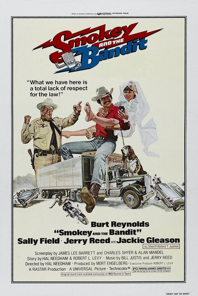 Smokey and the Bandit Movie Poster Decorative Painting (paper and canvas) art poster printing print