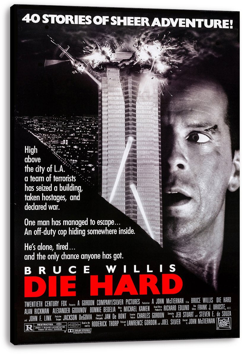 Die Hard Movie Poster Decorative Painting (paper and canvas) art poster printing print