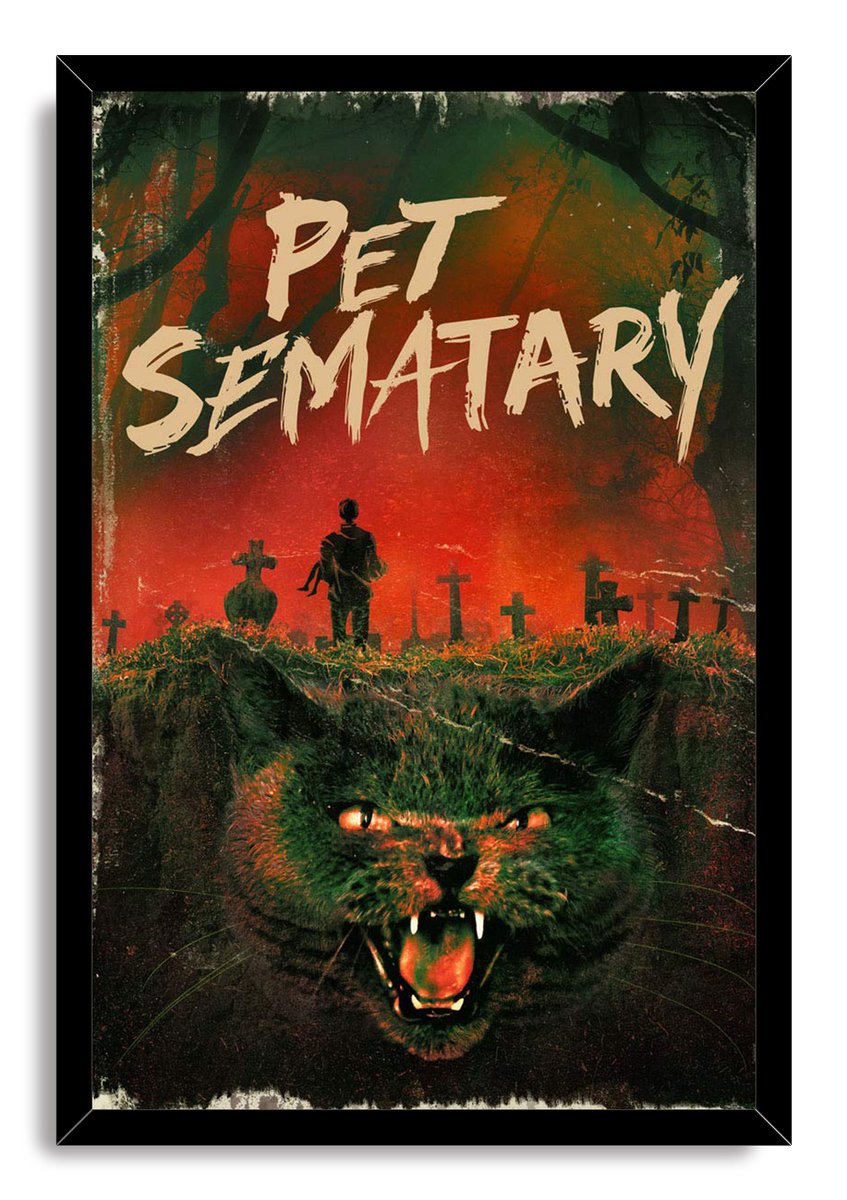 Pet Sematary Horror Film Decorative Painting (paper and canvas) art poster printing print