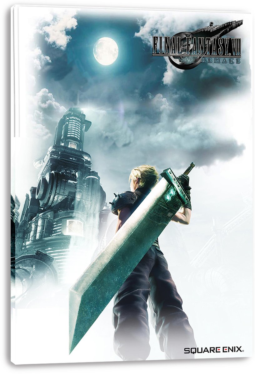 Cloud Strife Final Fantasy VII Remake Decorative Painting (paper and canvas) art poster printing print