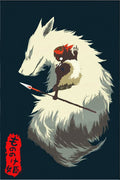 Princess Mononoke Decorative Painting (paper and canvas) art poster printing print