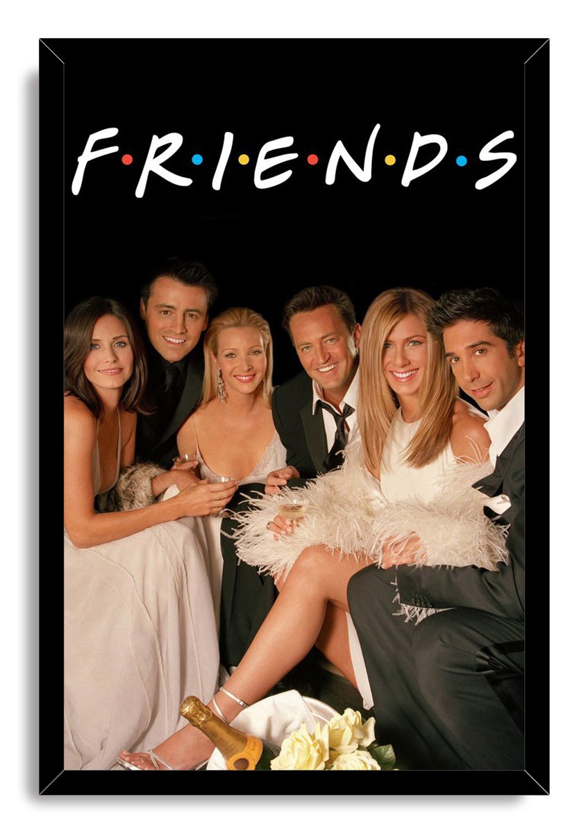 Friends TV Show Cast Decorative Painting (paper and canvas) art poster printing print