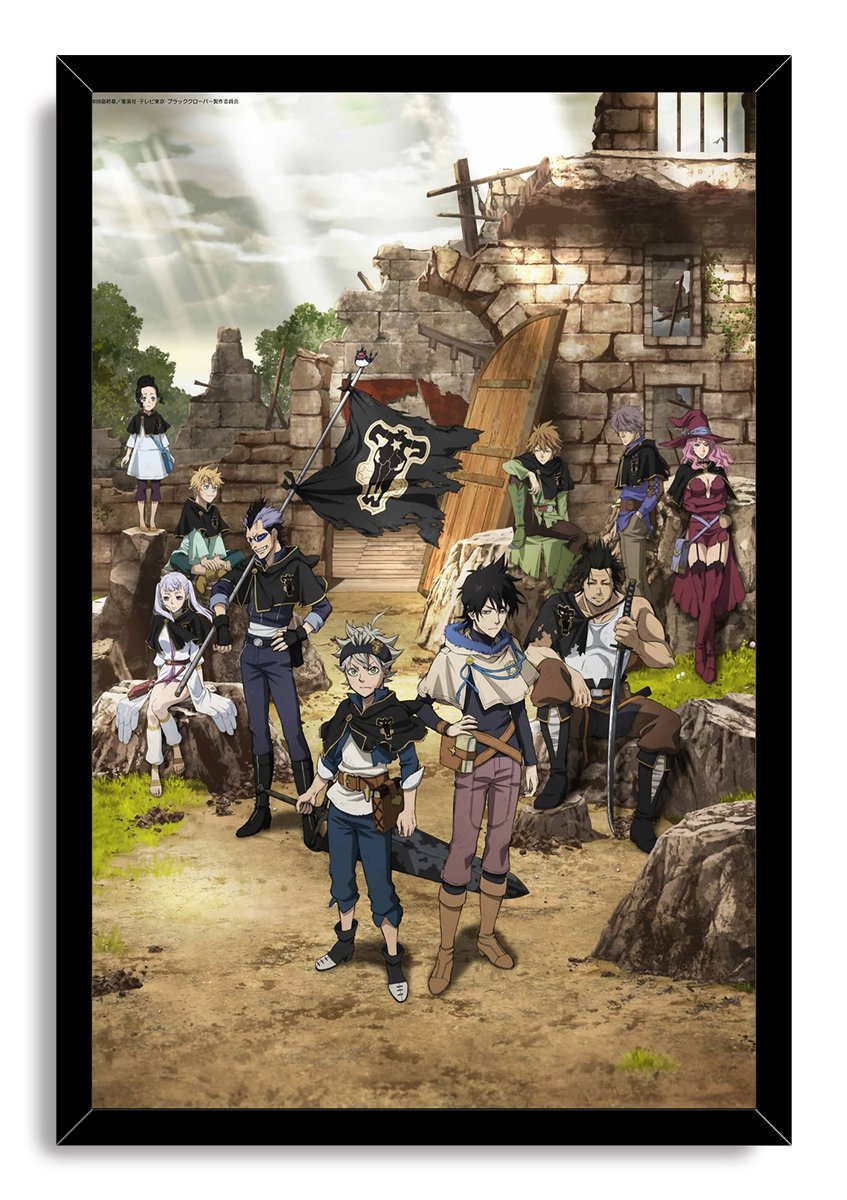 Black Clover Black Bulls Squad Decorative Painting (paper and canvas) art poster printing print