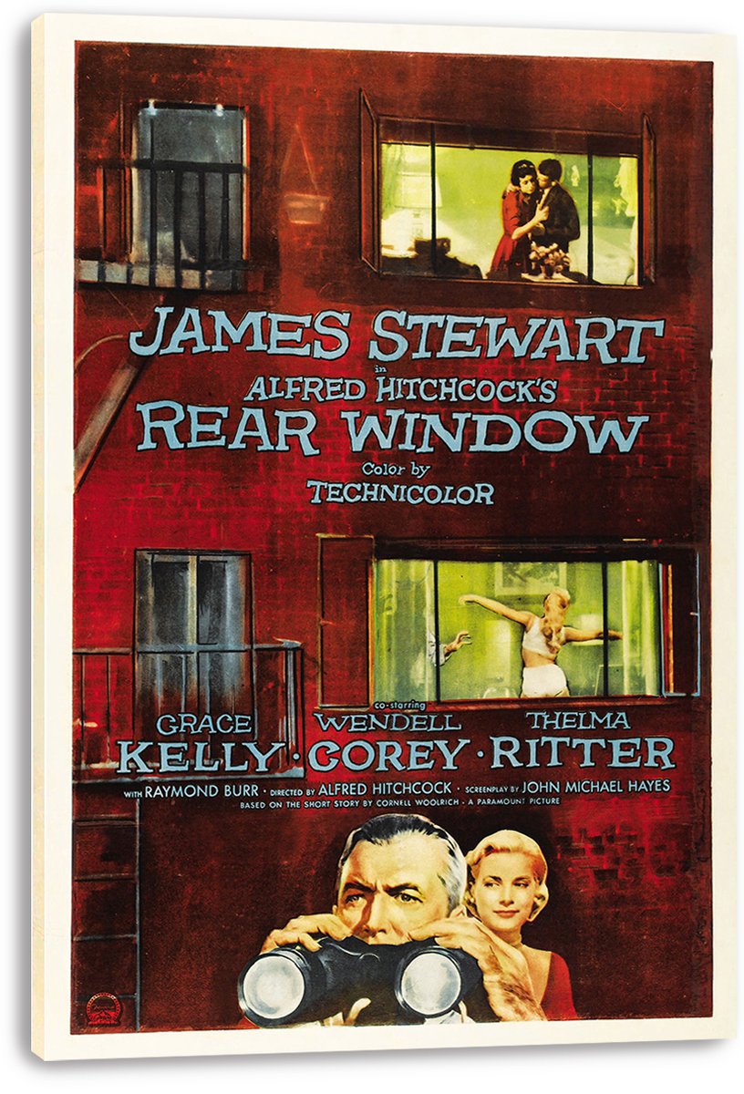 Rear Window Movie Poster Decorative Painting (paper and canvas) art poster printing print