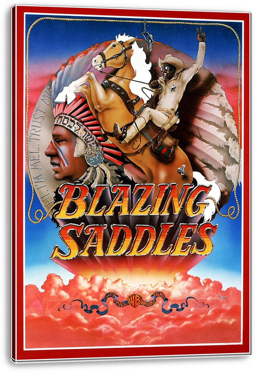 Blazing Saddles Movie Poster Decorative Painting (paper and canvas) art poster printing print