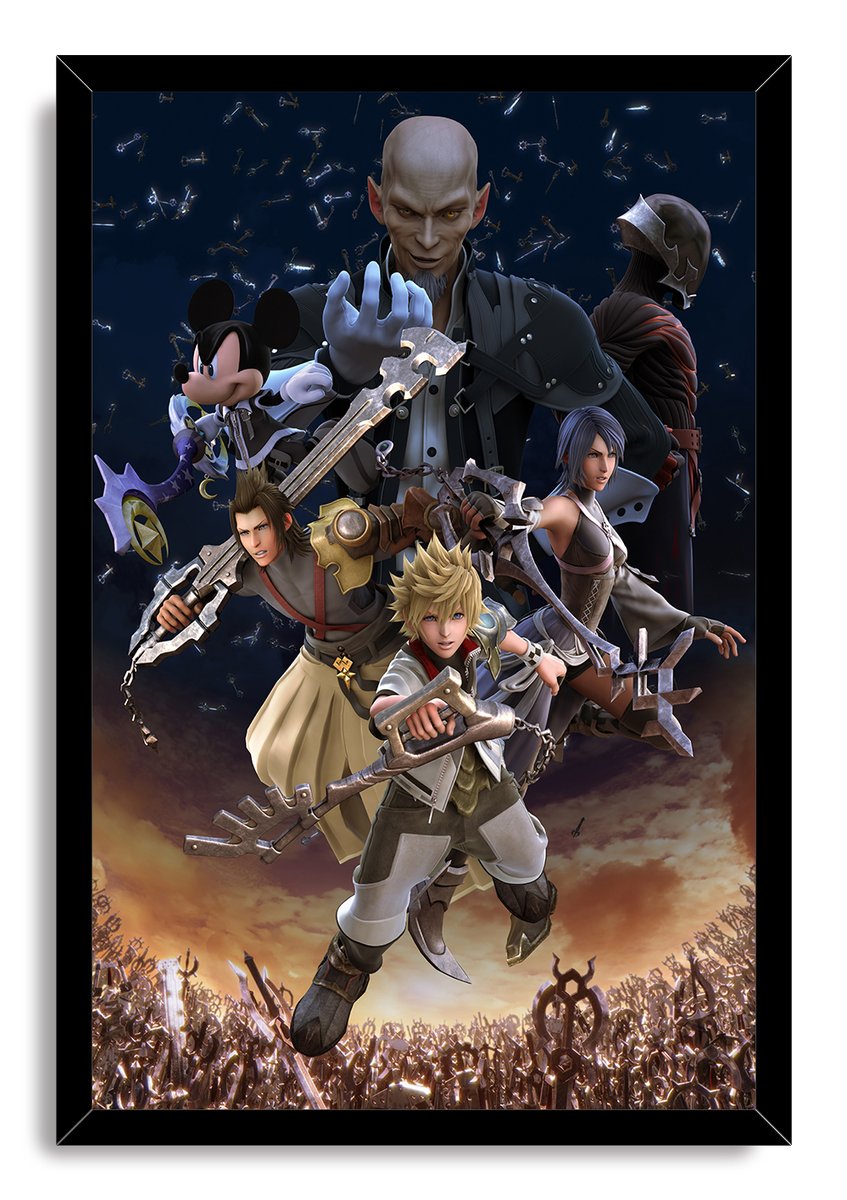 Kingdom Hearts Characters Keyblade War Decorative Painting (paper and canvas) art poster printing print