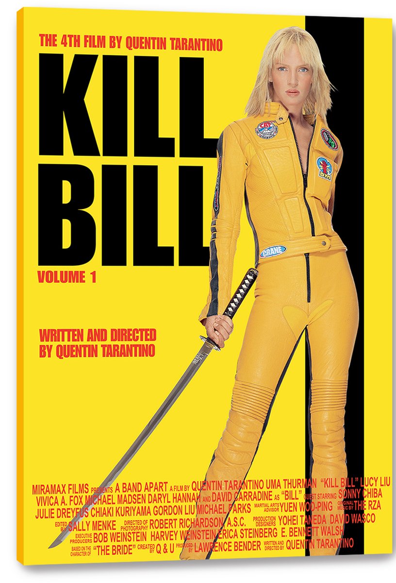 Kill Bill Beatrix Kiddo Uma Thurman Decorative Painting (paper and canvas) art poster printing print