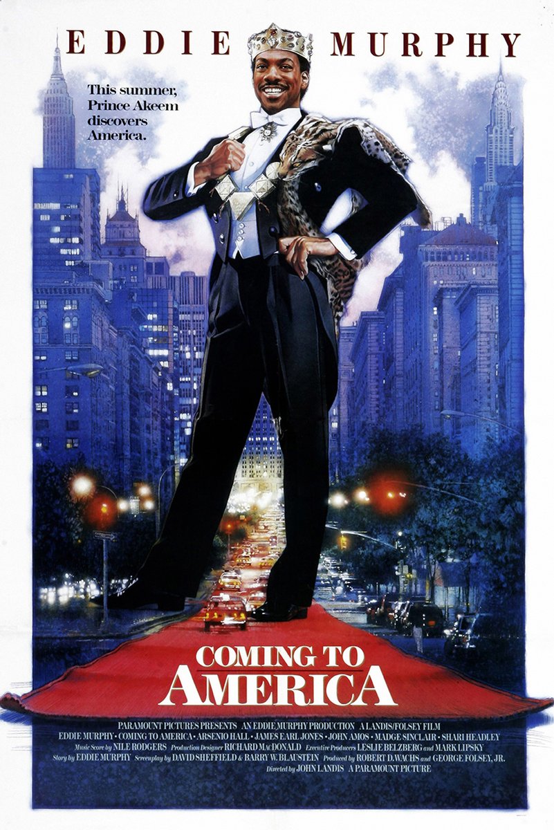 Eddie Murphy Prince Akeem Coming to America Decorative Painting (paper and canvas) art poster printing print
