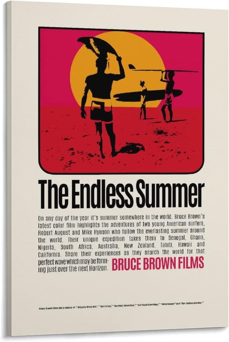 The Endless Summer Movie Poster (Paper and Canvas) Art Poster Printing Print