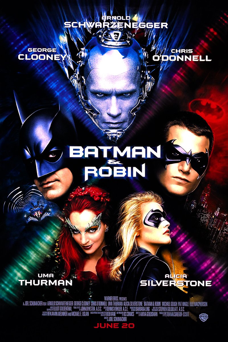 Batman & Robin Movie Poster Decorative Painting (paper and canvas) art poster printing print