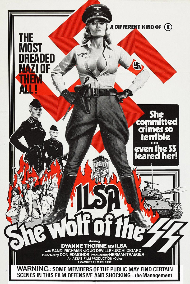 Ilsa She Wolf of the SS Movie Poster Decorative Painting (paper and canvas) art poster printing print