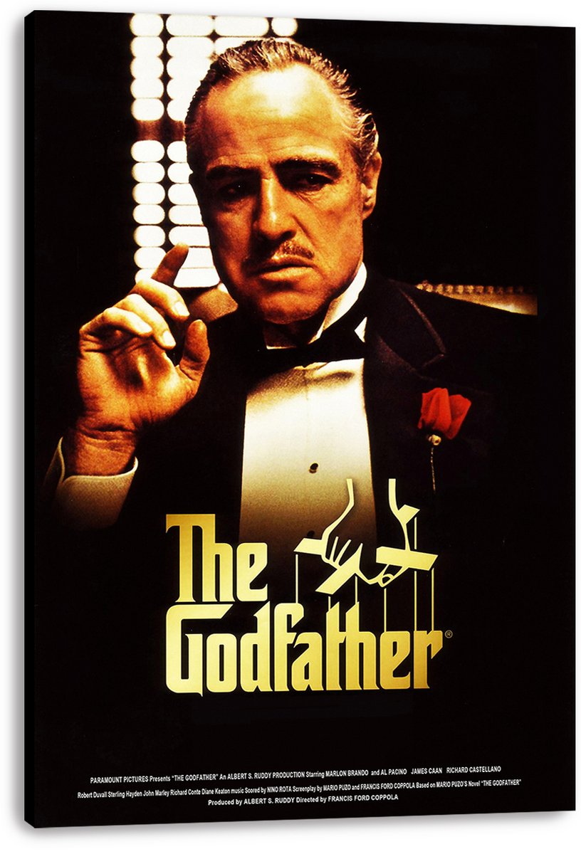 The Godfather Decorative Painting (paper and canvas) art poster printing print