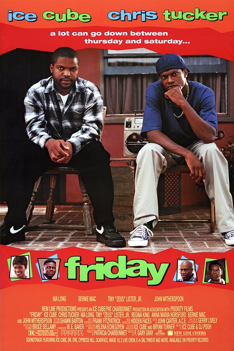 Ice Cube Chris Tucker Friday Movie Decorative Painting (paper and canvas) art poster printing print