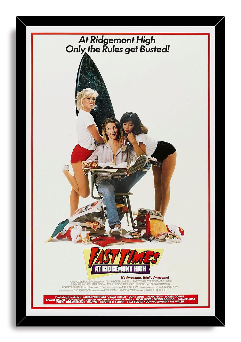 Fast Times at Ridgemont High Movie Poster Decorative Painting (paper and canvas) art poster printing print