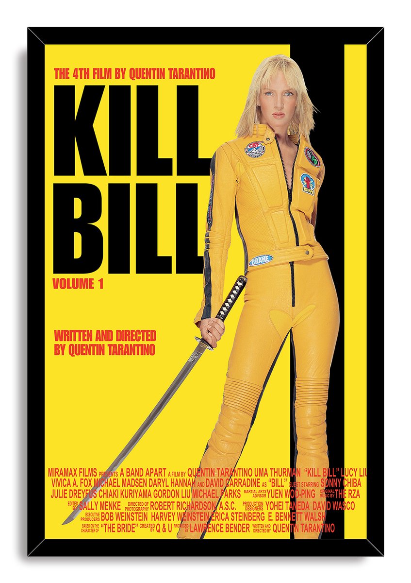 Kill Bill Volume 1 Movie Poster Decorative Painting (paper and canvas) art poster printing print