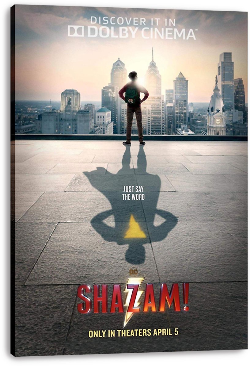 Shazam Superhero Movie Decorative Painting (paper and canvas) art poster printing print