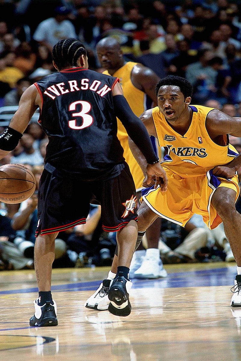 Kobe Bryant and Allen Iverson Decorative Painting (paper and canvas) art poster printing print