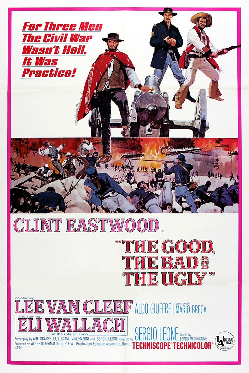 The Good, The Bad and The Ugly Movie Poster Decorative Painting (paper and canvas) art poster printing print