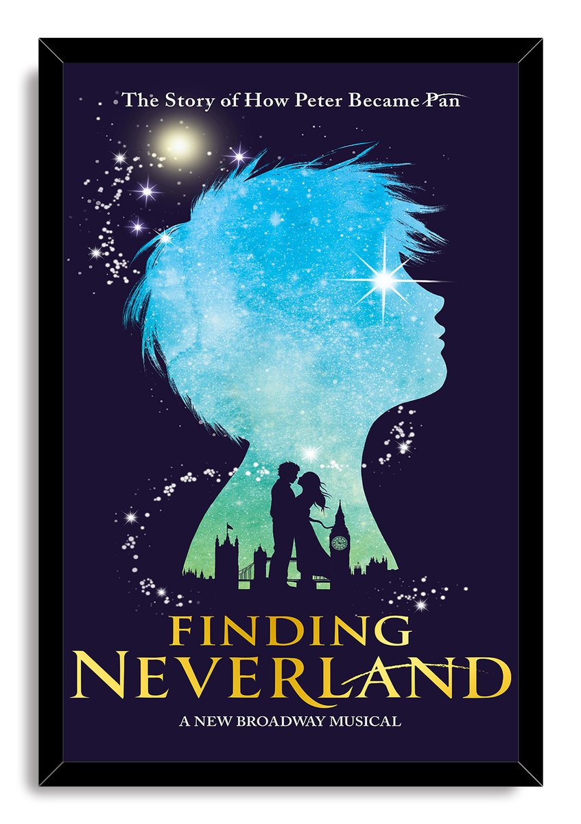 Finding Neverland Musical Poster Decorative Painting (paper and canvas) art poster printing print