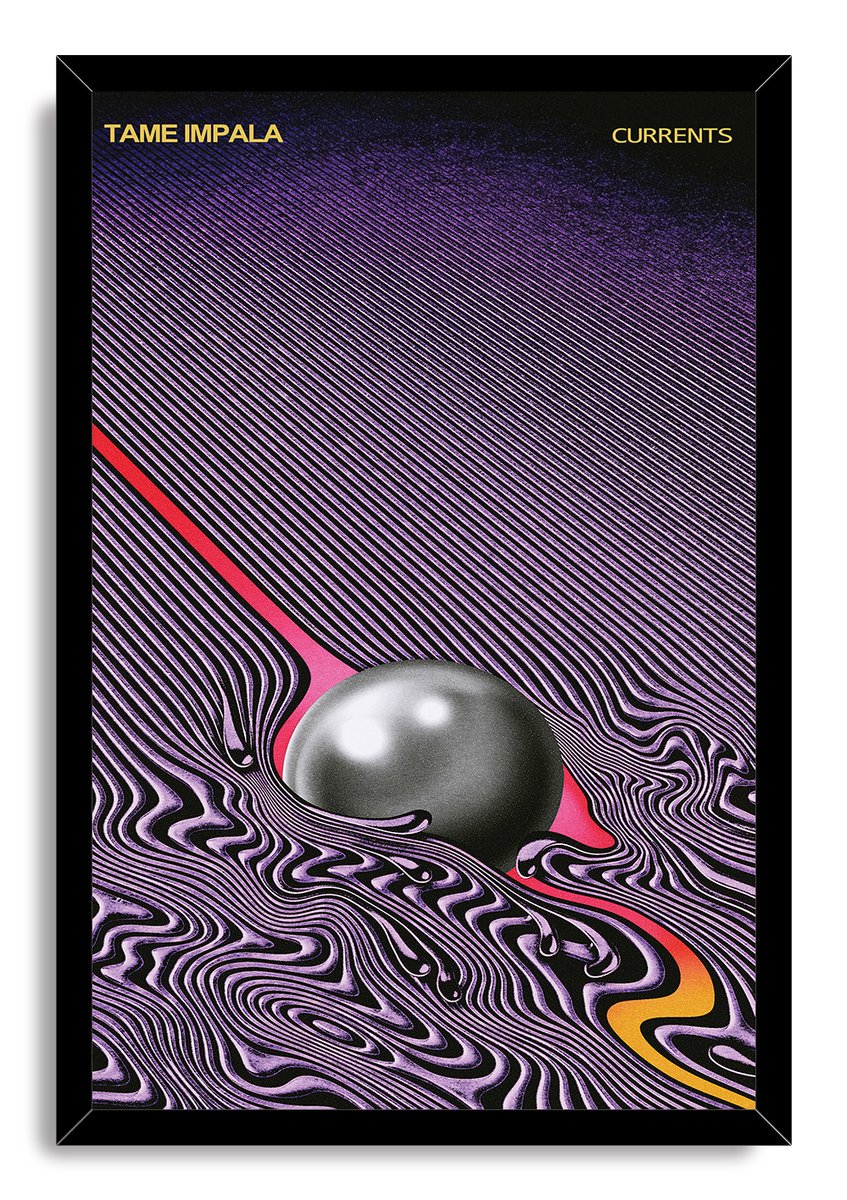 Tame Impala Currents Album Cover Art Decorative Painting (paper and canvas) art poster printing print