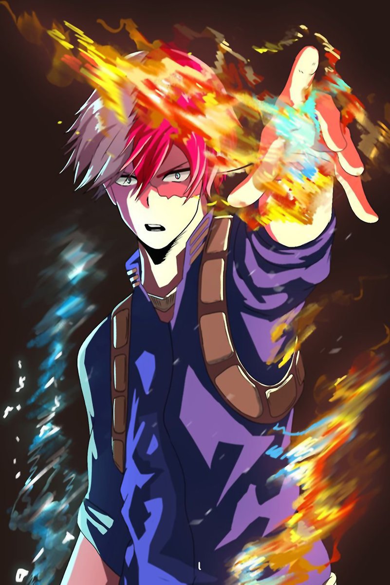 Shoto Todoroki My Hero Academia Decorative Painting (paper and canvas) art poster printing print