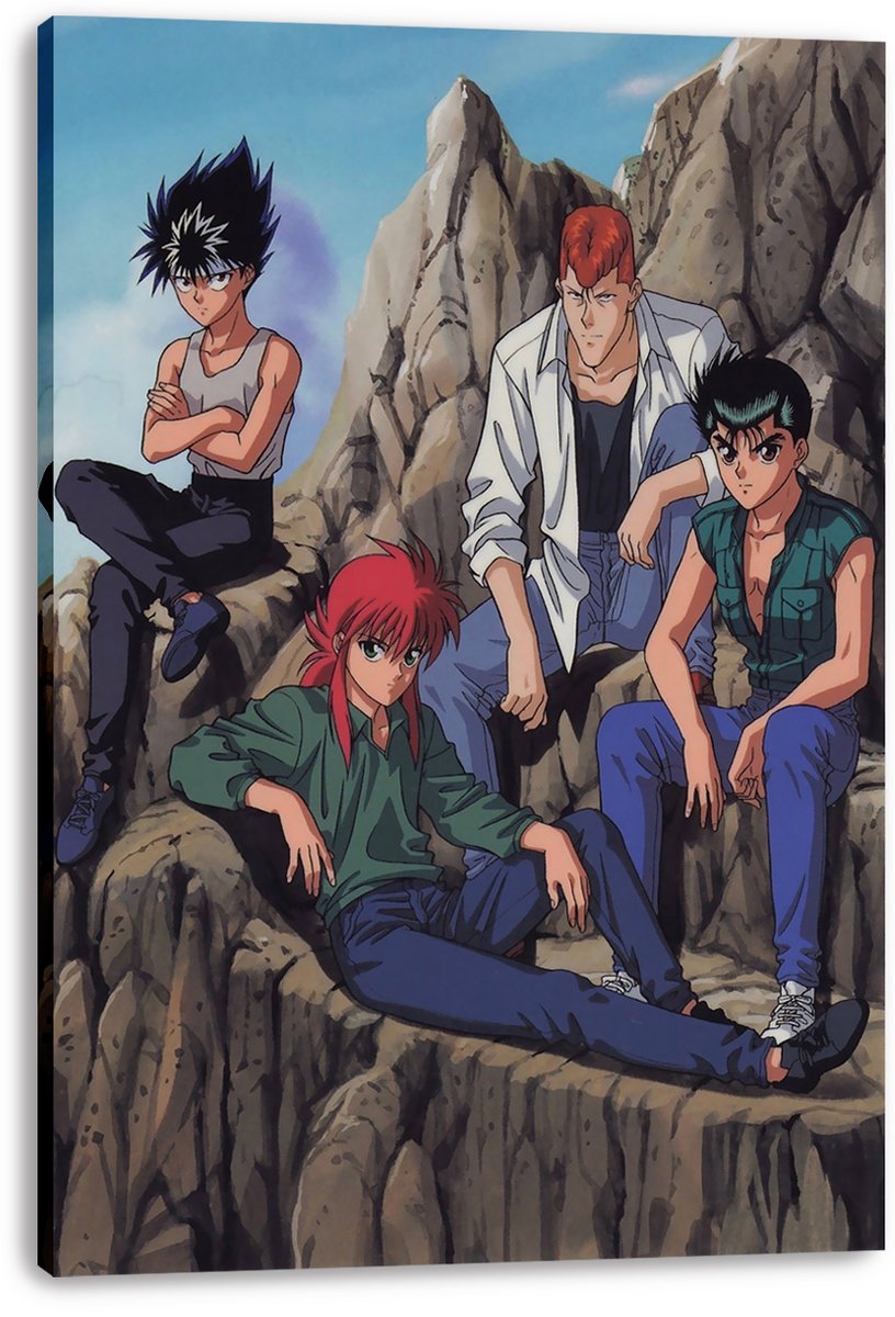 Yu Yu Hakusho Spirit Detectives Decorative Painting (paper and canvas) art poster printing print