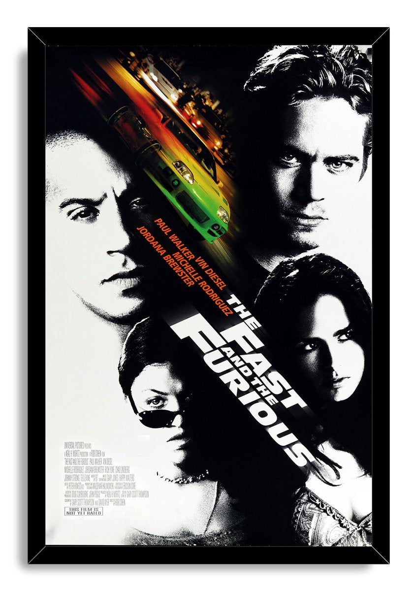 The Fast and the Furious Movie Cast Decorative Painting (paper and canvas) art poster printing print