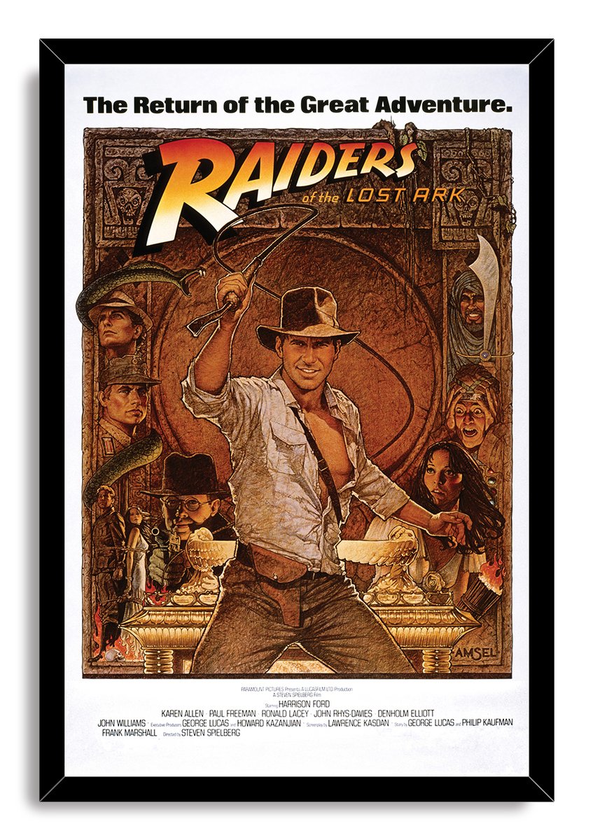 Raiders of the Lost Ark Indiana Jones Decorative Painting (paper and canvas) art poster printing print