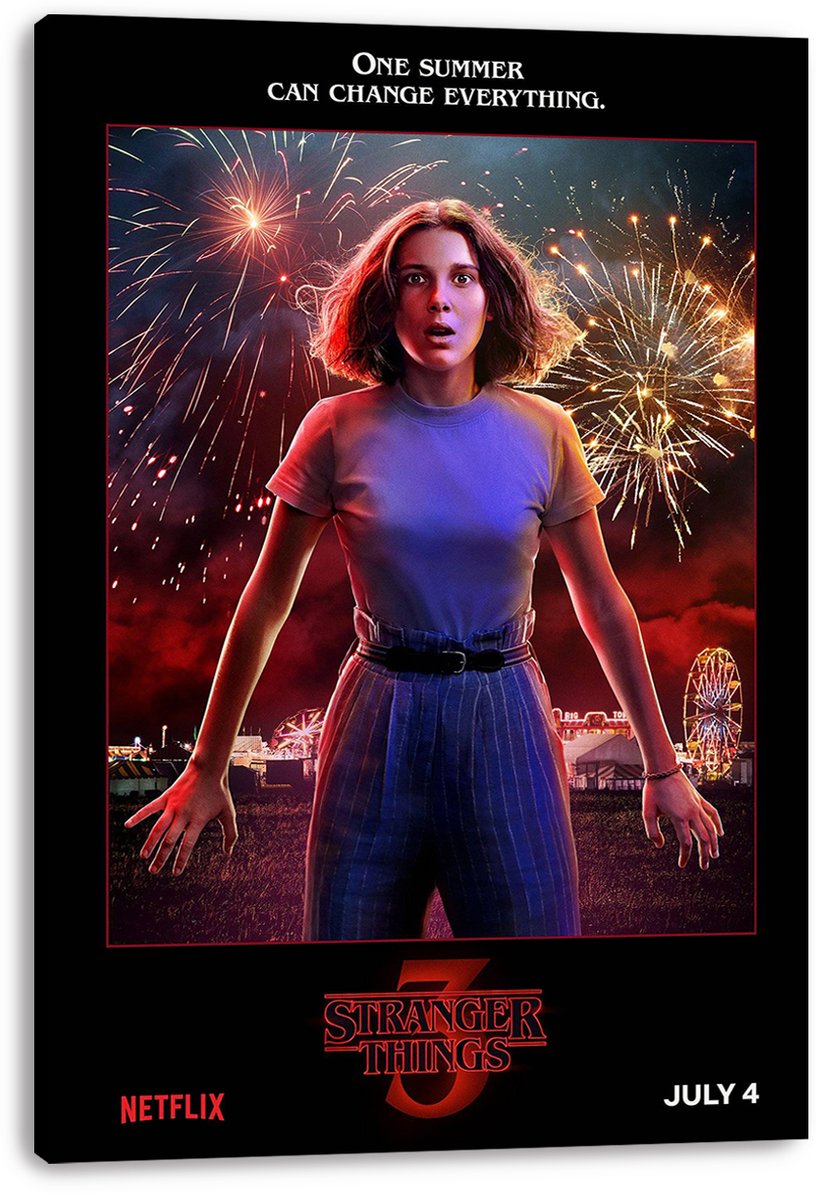 Eleven Stranger Things Fireworks Decorative Painting (paper and canvas) art poster printing print