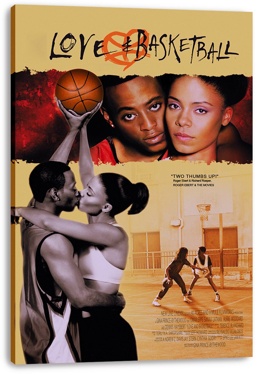 Love & Basketball Movie Poster Decorative Painting (paper and canvas) art poster printing print
