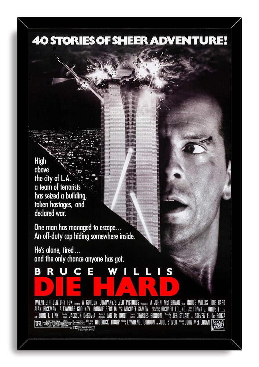 Bruce Willis Die Hard Movie Poster Decorative Painting (paper and canvas) art poster printing print