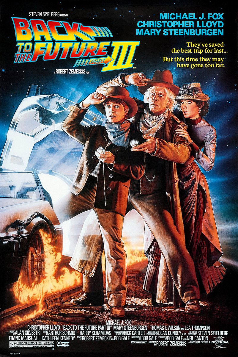 Back to the Future Part III Movie Poster Decorative Painting (paper and canvas) art poster printing print