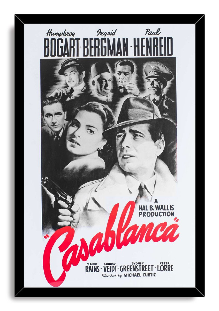 Casablanca Movie Decorative Painting (paper and canvas) art poster printing print
