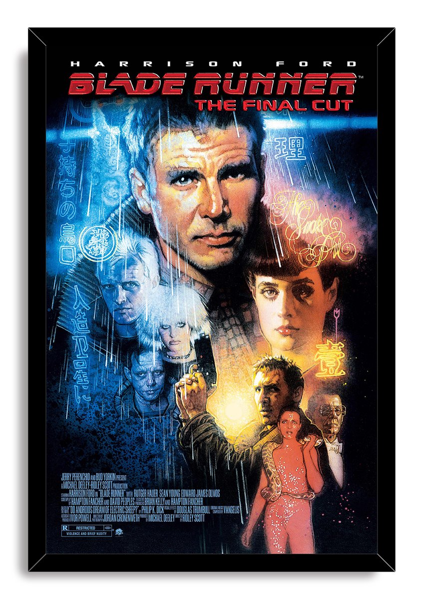 Blade Runner Harrison Ford Sci-Fi Movie Decorative Painting (paper and canvas) art poster printing print