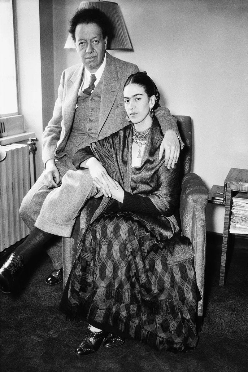 Frida Kahlo and Diego Rivera Decorative Painting (paper and canvas) art poster printing print