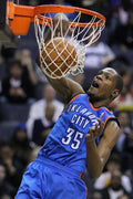 Kevin Durant Slam Dunk Decorative Painting (paper and canvas) art poster printing print