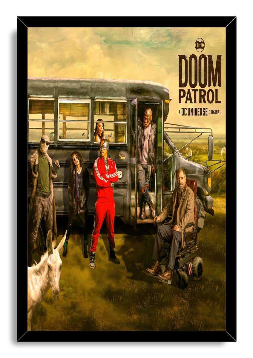 Doom Patrol Decorative Painting (paper and canvas) art poster printing print