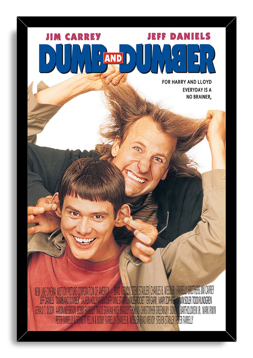 Dumb and Dumber Movie Poster Decorative Painting (paper and canvas) art poster printing print