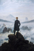 Wanderer Over Foggy Mountains Decorative Painting (paper and canvas) art poster printing print