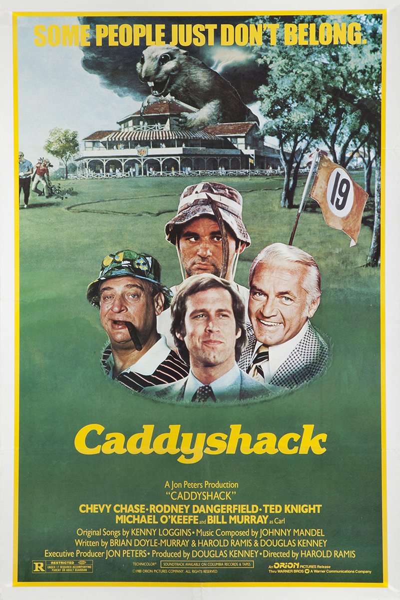 Caddyshack Movie Poster Decorative Painting (paper and canvas) art poster printing print